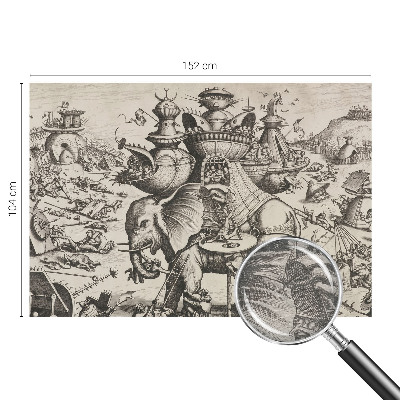 Tapeta fotograficzna Groteskowa batalia