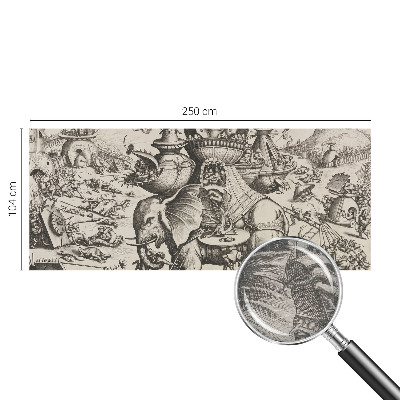 Tapeta fotograficzna Groteskowa batalia