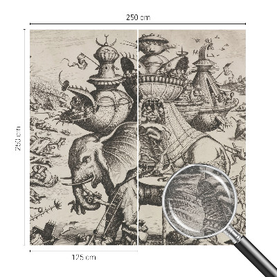 Tapeta fotograficzna Groteskowa batalia