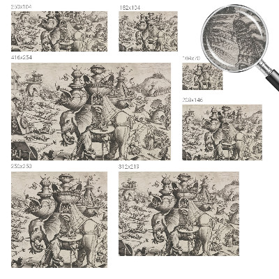 Tapeta fotograficzna Groteskowa batalia