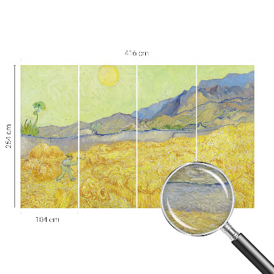 Tapeta fotograficzna z motywem pszenicznego pola
