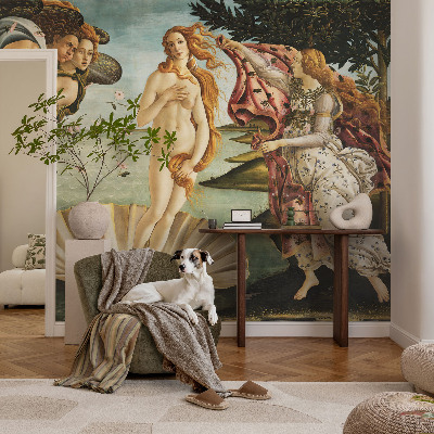 Nowoczesna fototapeta do salonu z motywem obrazu „Narodziny Wenus”