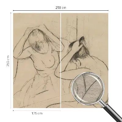 Tapeta fotograficzna fizelinowa z artystycznym motywem o eleganckim charakterze