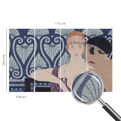 Fototapeta fizelinowa z nadrukiem Fototapeta fizelinowa z nadrukiem Artystyczna para