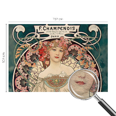 Fototapeta fizelinowa do sypialni Fototapeta fizelinowa do sypialni Kwiatowa symetria