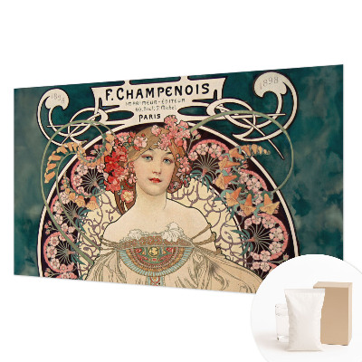 Fototapeta fizelinowa do sypialni Fototapeta fizelinowa do sypialni Kwiatowa symetria