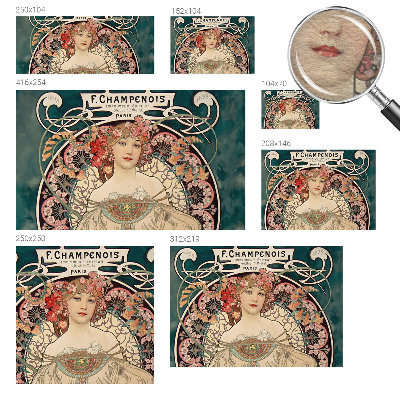 Fototapeta fizelinowa do sypialni Fototapeta fizelinowa do sypialni Kwiatowa symetria