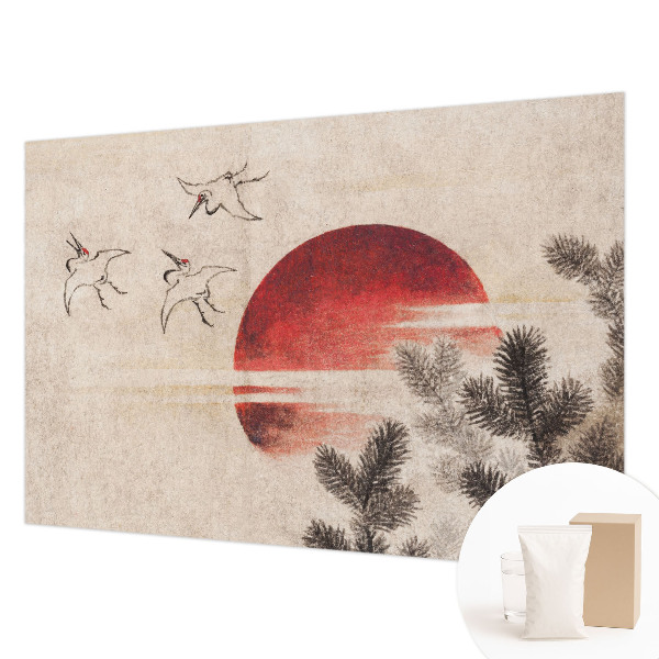 Nowoczesna fototapeta do salonu Nowoczesna fototapeta do salonu Leśny wschód