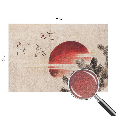 Nowoczesna fototapeta do salonu Nowoczesna fototapeta do salonu Leśny wschód