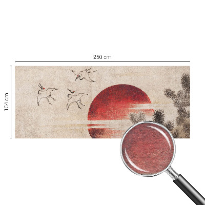 Nowoczesna fototapeta do salonu Nowoczesna fototapeta do salonu Leśny wschód