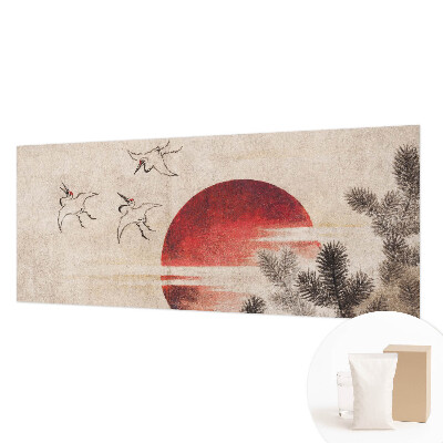 Nowoczesna fototapeta do salonu Nowoczesna fototapeta do salonu Leśny wschód