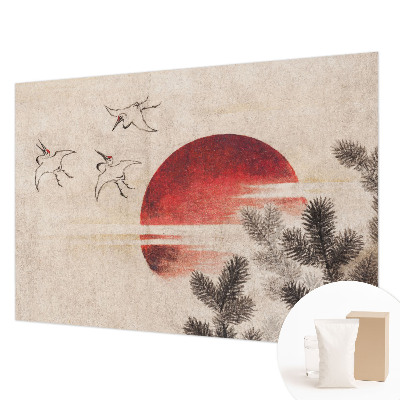 Nowoczesna fototapeta do salonu Nowoczesna fototapeta do salonu Leśny wschód