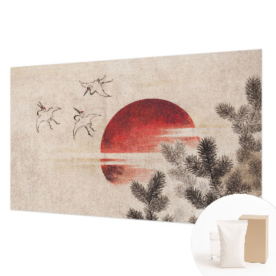 Nowoczesna fototapeta do salonu Nowoczesna fototapeta do salonu Leśny wschód