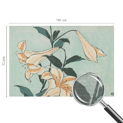 Dekoracyjna fototapeta na ścianę Dekoracyjna fototapeta na ścianę Delikatne lilie