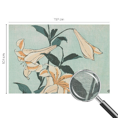 Dekoracyjna fototapeta na ścianę Dekoracyjna fototapeta na ścianę Delikatne lilie