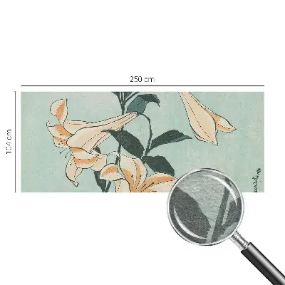 Dekoracyjna fototapeta na ścianę z motywem delikatnych lilii
