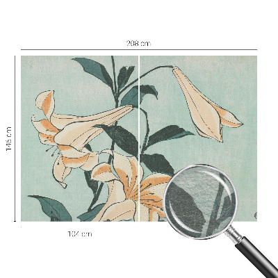 Dekoracyjna fototapeta na ścianę Dekoracyjna fototapeta na ścianę Delikatne lilie