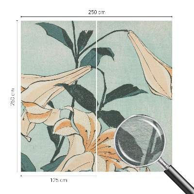 Dekoracyjna fototapeta na ścianę Dekoracyjna fototapeta na ścianę Delikatne lilie