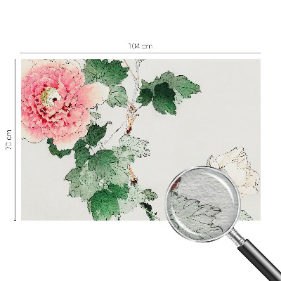 Nowoczesna fototapeta do salonu Nowoczesna fototapeta do salonu Kwiatowa subtelność