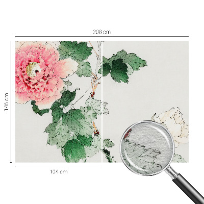 Nowoczesna fototapeta do salonu Nowoczesna fototapeta do salonu Kwiatowa subtelność