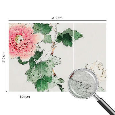 Nowoczesna fototapeta do salonu Nowoczesna fototapeta do salonu Kwiatowa subtelność