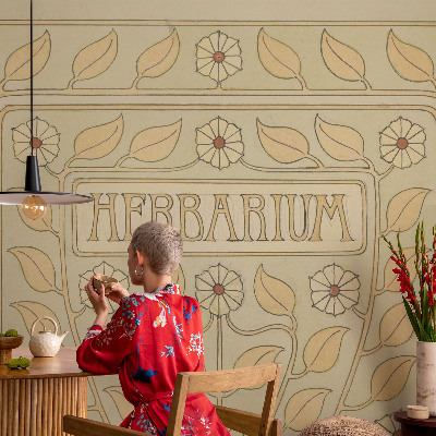 Dekoracyjna fototapeta na ścianę Roślinny ornament