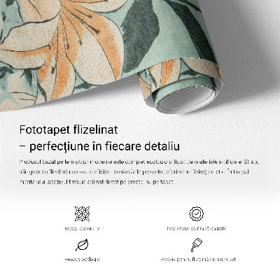 Tapeta fotograficzna z motywem pawiego upierzenia