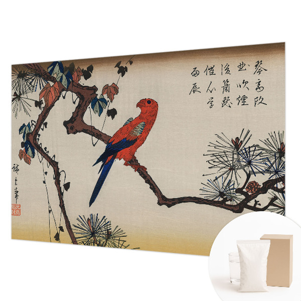 Nowoczesna fototapeta do salonu Nowoczesna fototapeta do salonu Ptak na gałęzi