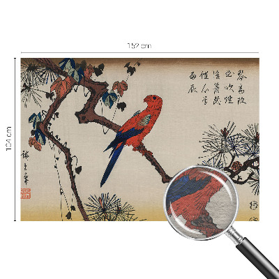 Nowoczesna fototapeta do salonu Nowoczesna fototapeta do salonu Ptak na gałęzi