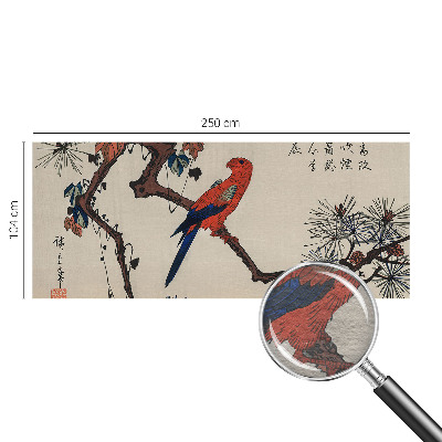 Nowoczesna fototapeta do salonu Nowoczesna fototapeta do salonu Ptak na gałęzi