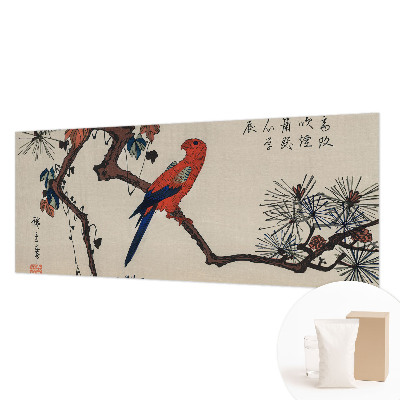 Nowoczesna fototapeta do salonu Nowoczesna fototapeta do salonu Ptak na gałęzi