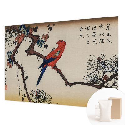 Nowoczesna fototapeta do salonu Nowoczesna fototapeta do salonu Ptak na gałęzi