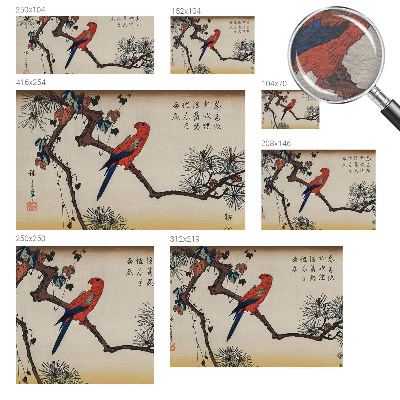 Nowoczesna fototapeta do salonu Nowoczesna fototapeta do salonu Ptak na gałęzi