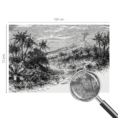 Dekoracyjna fototapeta na ścianę Egzotyczna panorama