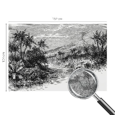 Dekoracyjna fototapeta na ścianę Egzotyczna panorama