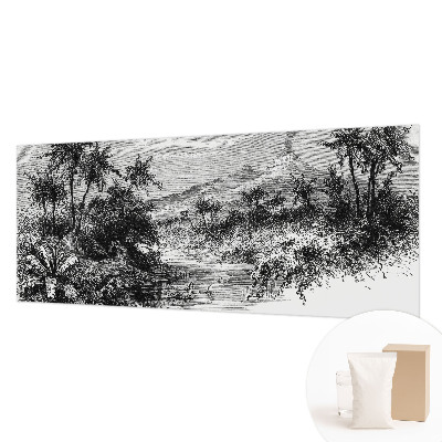 Dekoracyjna fototapeta na ścianę Egzotyczna panorama