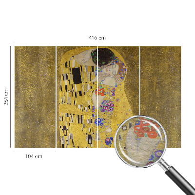 Fototapeta fizelinowa z nadrukiem Fototapeta fizelinowa z nadrukiem Secesyjna para