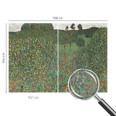 Fototapeta fizelinowa do sypialni Kwiatowa łąka