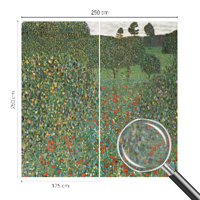 Fototapeta fizelinowa do sypialni Kwiatowa łąka