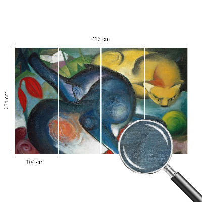 Tapeta fotograficzna Kocie artystwo