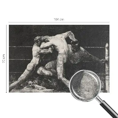 Fototapeta na ścianę z motywem pojedynku bokserów
