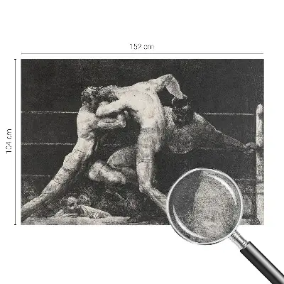 Fototapeta na ścianę z motywem pojedynku bokserów
