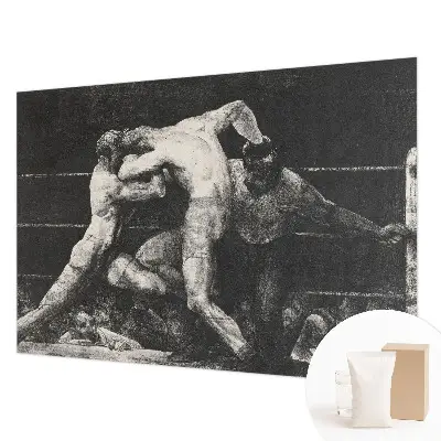 Fototapeta na ścianę z motywem pojedynku bokserów