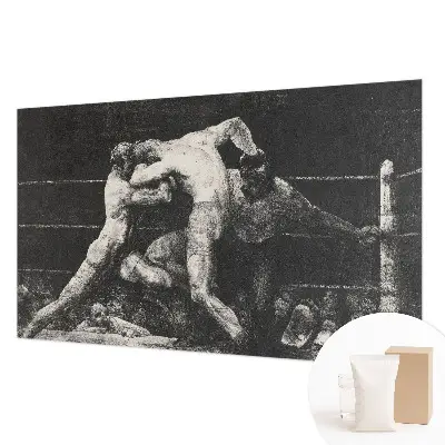 Fototapeta na ścianę z motywem pojedynku bokserów