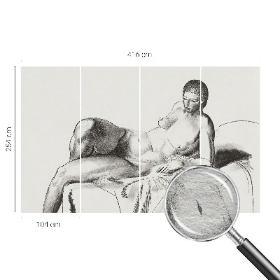 Tapeta fotograficzna fizelinowa Tapeta fotograficzna fizelinowa Artystyczny akt