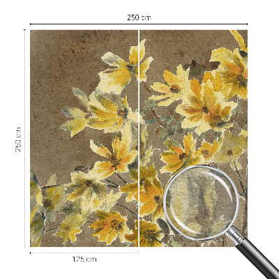Tapeta fotograficzna fizelinowa z motywem słonecznego bukietu