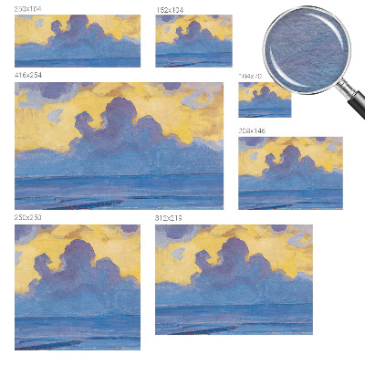 Dekoracyjna fototapeta na ścianę Pejzaż chmur