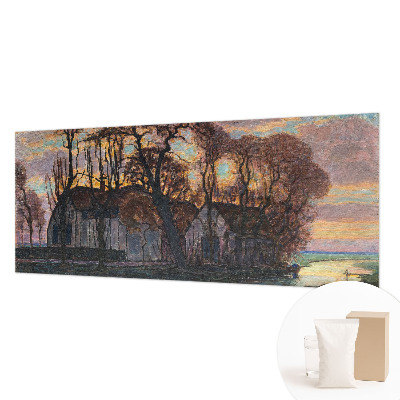 Nowoczesna fototapeta do salonu Nowoczesna fototapeta do salonu Wieczorny pejzaż