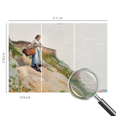Tapeta fotograficzna z motywem kobiecego pejzażu