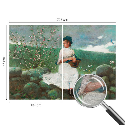 Tapeta fotograficzna fizelinowa Kwietny spokój